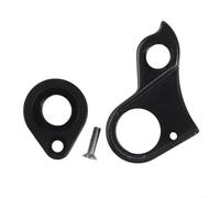Supporto Deragliatore Thru Axle 28mm Nero per Bici | Lega alluminio CNC, compatibilità thru axle, protezione per telaio, installazione rapida, colore nero