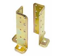 SUPPORTO DI ANCORAGGIO ANGOLARE PER PILASTRI LEGNO PZ.8 REGISTRABILE MM.H171X53