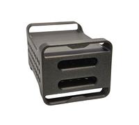 Supporto di archiviazione per Samsung T7 SSD, custodia con coperchio scorrevole, prese d'aria di raffreddamento e slot per cavo Type-C, stampato in 3D (dos ranuras)