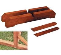 Fraschetti Supporto di base 44x3x7 cm per pannelli patio in legno