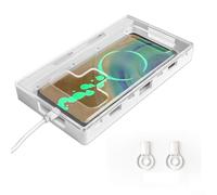 Supporto di bloccaggio del telefono, scatola di blocco della prigione del telefono cellulare per autocontrollo e messa a fuoco: Gabbia portatile del supporto del telefono ABS+PC, 19 X 10,5 X 2,5 cm