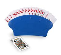 Supporto di Carte da Gioco a Mani Libere, Porta Carte da Gioco per Bambini in Plastica, Blu Playing Card Holder, Titolari di Carte da Gioco per Adulti, Disabili, Anziani
