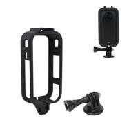 Supporto di Espansione per Insta360 X6 Telaio Protettivo Antigraffio Antiurto Verticale Multifunzionale Orizzontale con Slitta Fredda per 360 X6，Nero verticale