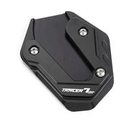 Supporto Di Estensione Per Cavalletto Laterale Per Moto Per Yamaha TRACER7 TRACER9 GT Supporto Di Estensione Per Cavalletto Laterale Piastra Estensione Cavalletto(NERO 1)