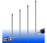 Supporto di estensione per trapano M10 per trapano a foro profondo con gambo esagonale da 8 mm per aree compatte (500 mm)