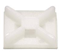 Supporto di fissaggio inserimento a 4 ingressi trasparente Conrad Components