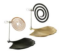 Supporto di incenso - bruciatore di incenso | Bruciatore di incenso a bobina | 2 pezzi Coil Fly Incenso Burner Solder | ornamentali per la casa pratici per l'arredamento del campeggio