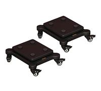 Supporto di isolamento per subwoofer con ruote, piattaforma di isolamento degli altoparlanti, base stabilizzatore per altoparlanti standard, migliora la qualità del suono e la stabilità