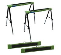 Supporto di Lavoro Pieghevole Bock Impalcatura Altezza Regolabile 2er Set Uso