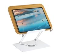 Supporto Di Lettura: Pieghevole, Girevole A 360 gradi, Supporto Per Libri Di Cucina Biblica, Per Libri Di Ricette Con Clip Elastiche Per Pagine | Spartiti Musicali Ricette Riviste