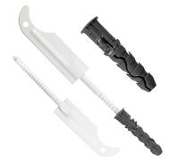 Supporto di montaggio per radiatore, gancio in acciaio inox per riscaldamento in alluminio, spina grezza, facile da montare