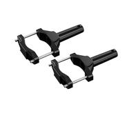 Supporto di montaggio universale per paraurti di motocicletta, supporto per faro modificato, palo di estensione per faretti, supporto per telaio faro per lampadina Staffe Supporto Faretti(2PCS)