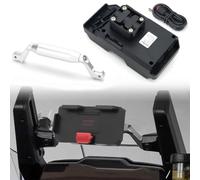 Supporto di navigazione per telefono per moto, supporto di ricarica wireless con due porte USB per TIGER 1200 TIGER1200 Tiger 1200 Tiger1200 GT PRO 2023 - Supporto adattatore intelligente GPS