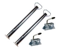 Supporto di Parcheggio, Morsetto Metallo Supporto Rimorchio 2x600mm, 48mm