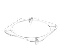 Supporto di raffreddamento da tavolo per Mac Mini M1/M2/M4, base in acrilico, dock verticale salvaspazio con design antiscivolo, dissipazione del calore e gestione dei cavi