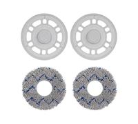Supporto di ricambio per panno per mocio, compatibile con Ecovacs Deebot, X5 Pro/X5 Max con aspirazione automatica per robot aspirapolvere (4 pezzi)