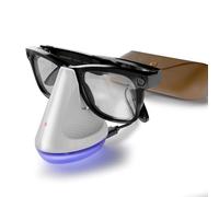 Supporto di ricarica compatibile con occhiali Ray Ban Meta GEN 1 Wayfarer/Headliner/Skyler, illuminazione ambientale a LED RGB, dispone di una porta di uscita dedicata per custodie per occhiali, per
