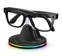 Supporto di ricarica compatibile per occhiali Ray-Ban Meta Smart, Portatile per Wayfarer, compatibile con Wayfarer, Skyler, Headliner con indicatore LED e cavo di ricarica USB-C