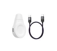 Supporto di ricarica leggero compatibile con Huawei GT6 GT6 Pro WatchBuds2 Fit5 Watch5 Pro D D2, per viaggi e uso domestico (bianco, 1,2 m)