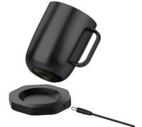 Supporto di ricarica nero per Ember Smart Temperature Control Mug formato salvaspazio 10 x 10 x 1,5 cm, per una ricarica facile e affidabile a casa o in ufficio