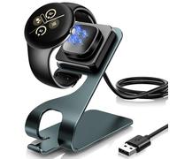 Supporto di ricarica per Google Pixel Watch 2/Pixel Watch 3 e Fitbit Sense/Sense 2/Versa 3/4, dock di ricarica magnetico per Fitbit Ace LTE Smartwatch, stazione di ricarica con cavo di ricarica USB da