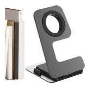 Supporto di ricarica per orologio ad angolo regolabile Gestione dei cavi Base stabile Angolo di visione Dock di alimentazione elettrica wireless per studenti adolescenti donne Viaggio Sala