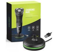 Supporto di ricarica per rasoi Philips Norelco serie 2400, 5000X, 7200, 3600, con indicatore luminoso LED e cavo USB compatibile con i modelli X3001, X5006, S7887 e S3243