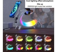 Supporto di ricarica wireless, Cygnet Magnetico Sei in Uno Ricarica wireless Luce soffusa Luce notturna Decorazione Sensore Atmosfera Luce