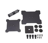 Supporto di riparazione con rotazione a 360 gradi Workstation di riparazione RC in alluminio CNC con pilastri rimovibili per auto in scala 1/10 1/8 1/12