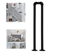Supporto di sicurezza per scale a forma di U per interni ed esterni, per anziani e bambini, 75 cm, ringhiera per scale per villa, giardino, corridoio - & Secure