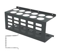 Supporto di stoccaggio per tubi di saldatura | Organizzatore a parete per Workshop grasso | Supporto in metallo con 11 fori rinforzati per strumenti e per il garage per la casa