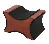 Supporto di Supporto per Chitarra Supporto Musicale Strumento di Riparazione Strumento di Riparazione del Desktop Universale in Mogano Stabile Inserto in Feltro