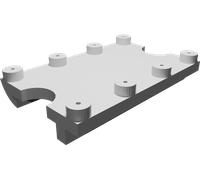 Supporto DIN Rail per Raspberry Pi - Stampato in 3D Holder PCB 35mm v2