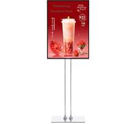 Supporto diritto del segno dell'esposizione del pavimento della scatola leggera del LED per la pubblicità illuminata e la promozione di affari