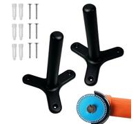 Supporto Dischi da Smerigliatrice Angolare 2 Pezzi Universali con Montaggio | Rastrelliera Dischi Smerigliatrice Angolare per Magazzino Garage Officina Cantiere Capanno