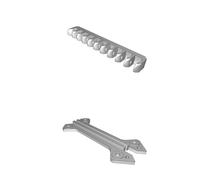 Supporto Dischi per Nerf Vortex Attacco Rotaia Tattica Rack Portadischi 3D