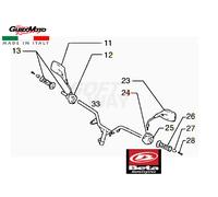SUPPORTO DISPOSITIVO LUCI SPECCHIO SINISTRO SCOOTER BETA ARK BETAMOTOR 28.