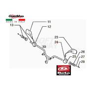 SUPPORTO DISPOSITIVO LUCI SPECCHIO SINISTRO SCOOTER BETA ARK BETAMOTOR 28.98410.