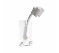 Supporto Doccia Adesivo Orientabile 360°, Bianco