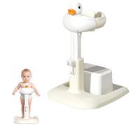 Supporto Doccia Bambini con Papera in Piedi, Pieghevole Supporto Doccia Bambini in Piedi per Aiutare Il Bambino a Stare in Piedi, Ideale Come Supporto per Doccia per Neonati E Regalo