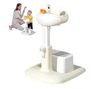 Supporto Doccia Bambini Con Papera in Piedi, Torre Da Bagno Regolabile per Bambini per Alzarsi in Piedi Seggiolino Da Bagno per Bambino Con Base Antiscivolo per Neonati E Bambino Piccoli