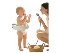 Supporto doccia regolabile a parete, adatto per bambini dai 6 ai 36 mesi, stabile e resistente grazie all'adesione a vuoto, compatibile con tutte le superfici lisce.(Style 2)