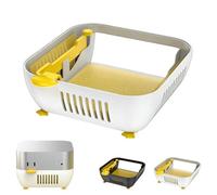 Supporto dock per Mac mini M4 Pro, accesso frontale con pulsante di accensione, supporto in ABS di raffreddamento con design anti-polvere, antiscivolo per flusso d'aria e organizzazione della