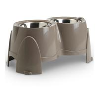 Supporto doppia ciotola Savic Ergo Feeder - 2 x 1,5 l, Ø 18,5 cm, H 28 cm