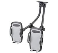 Supporto doppio per telefono per auto, supporto per telefono per parabrezza/cruscotto del camion compatibile con iPhone 11/Xs/Xr/X/8