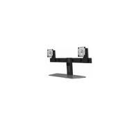 Supporto doppio schermo Dell MDS19 regolabile in altezza alluminio nero per 2 monitor fino a 27 carico 6 kg VESA 100x100 inclinabile orientabile - Nouvo