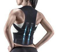 Supporto dritto, correzione posturale per la schiena da donna e da uomo, correttore posturale, supporto lombare, correttore posturale regolabile, per creare una postura verticale e sicura di sé