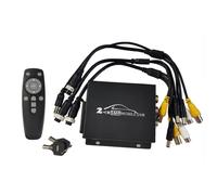 Supporto DVR mobile a 2 canali, telecamera AHD da 8 MP, registrazione video, doppio slot SD