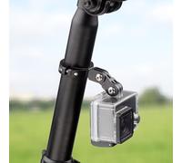Supporto e adattatore per fanale posteriore per bici per Magicshine RN120, SEEMEE, compatibile con Trek Flare RT e accessori per action camera (kit C)