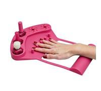 Supporto e cuscinetto in silicone per lucidatura unghie, stazione organizer | Supporto organizer per lucidatura unghie per donne principianti toeletta pittura unghie salone